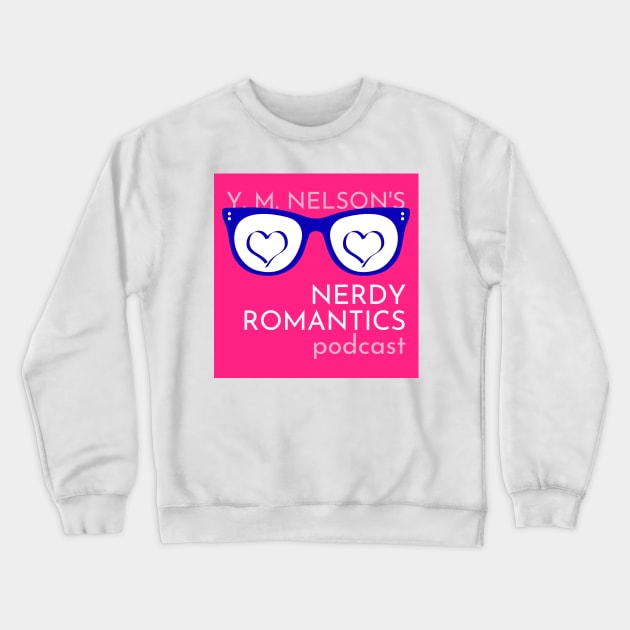 Nerdy Romantics Main Logo Crewneck Sweatshirt by Nerdy Romantics Fan Shop